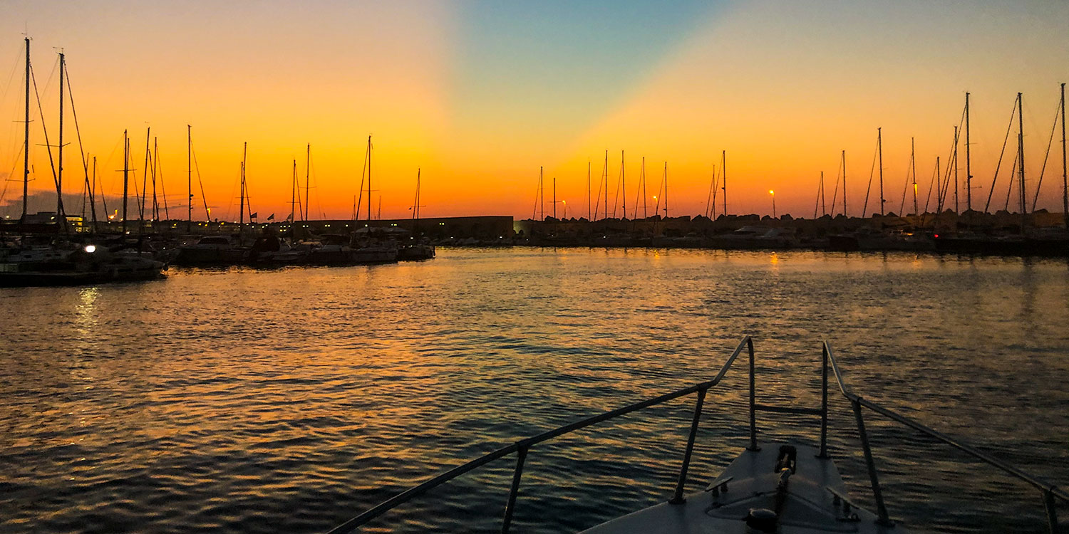 Porto di San Foca al Tramonto